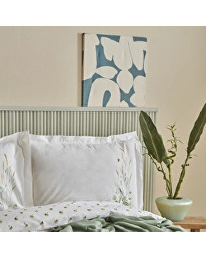 Karaca Home Herbal %100 Pamuk Çift Kişilik Nevresim Pike Hediyeli Takım Beyaz
