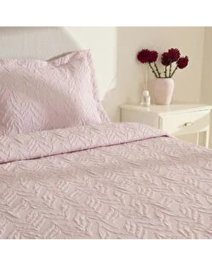 Karaca Home Hollie Çift Kişilik Yatak Örtüsü Pudra