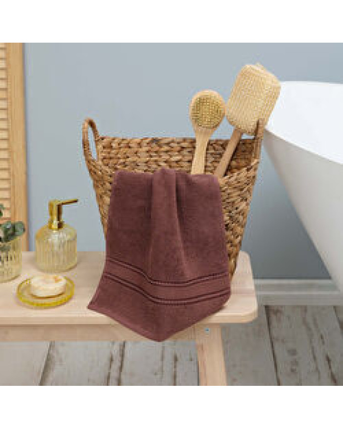 Karaca Home Daily Soft Kahve %100 Pamuk El Havlusu 30x50 cm