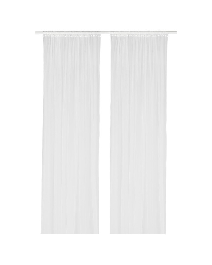 IKEA LILL beyaz 280x300 cm tül perde/2 kanat - 10070262