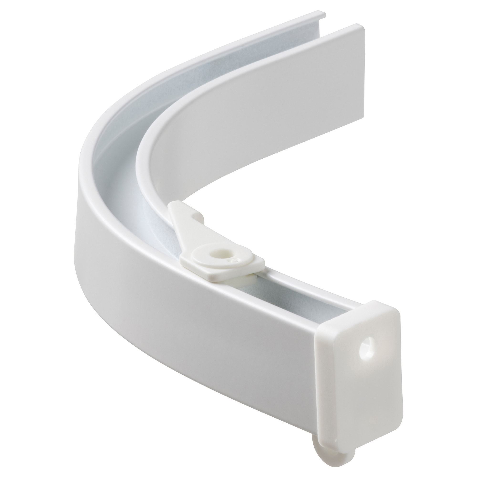 IKEA VIDGA beyaz köşe ray - 30498381